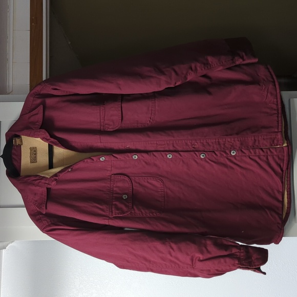 Men's Big sky outfitters size medium Maroon jacket - Picture 1 of 7